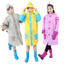 Hooded Rain Poncho Outwear for Boys Girls Kids children raincoat